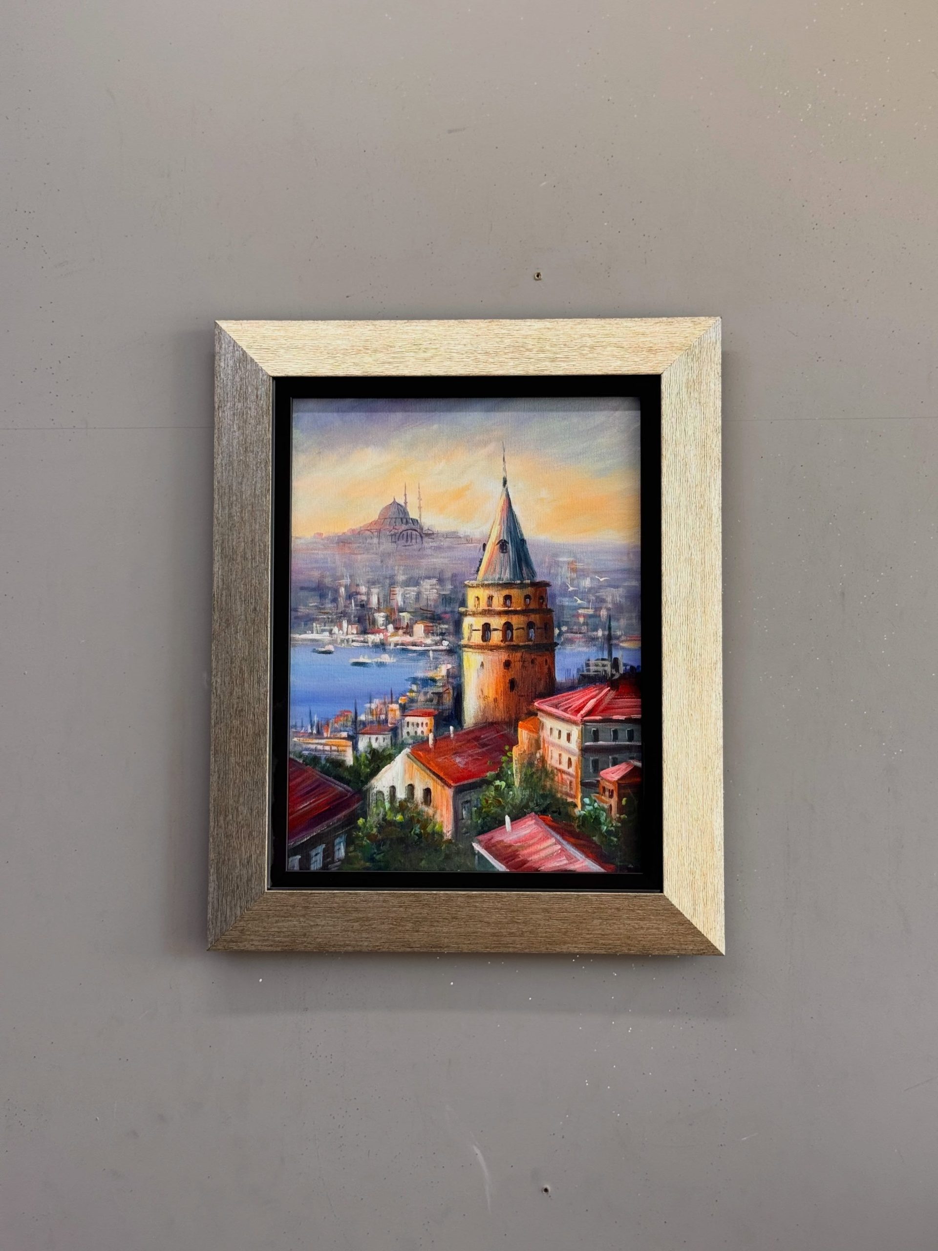 Galata Kulesi Yağlı Boya Tablo