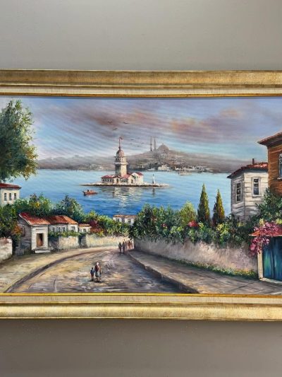 İstanbul Manzarası Yağlı Boya Tablo