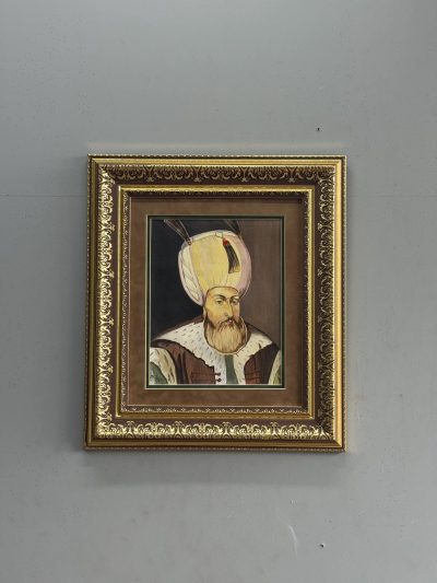 Kanuni Sultan Süleyman Sulu Boya Tablo