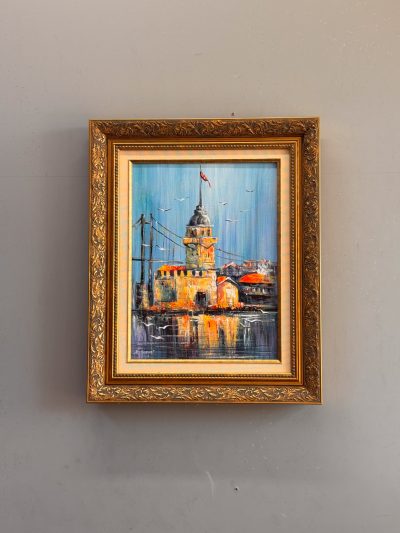 Kız Kulesi Yağlı Boya Tablo